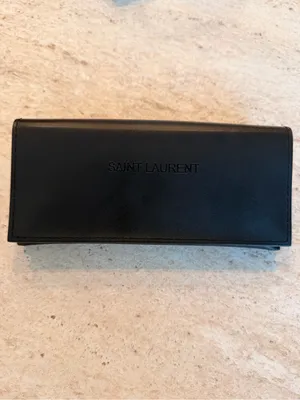 Saint Laurent Black Oval Sunglasses thumbnail 9