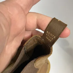 Sorel Hi-line‎ heel waterproof Chelsea boots tan leather women's size 10 trendy thumbnail 9
