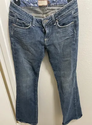 VTG Paige Premium Denim Low-Rise Bootcut Jeans 26 thumbnail 1