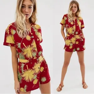 NEW FREE PEOPLE Malibu Romper Floral thumbnail 5