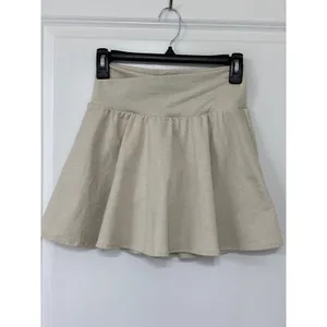 Old Navy Beige CloudComfy Extra High-Rise Crossover Waist Skort Small thumbnail 2