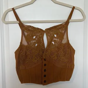 Free People Have My Heart Crop Tank Top Size XS thumbnail 1