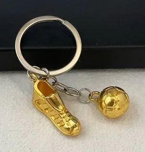Soccer Shoe Keychain Charm for Men Women Car Keychain Key Ring Bag Charm thumbnail 1