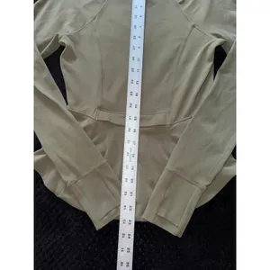 Lululemon Women's Define Olive Green Full Zip Jacket‎ Nulu Size 6 thumbnail 9