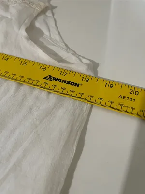 Miss Me White Mini lined summer Dress with Rust Embroidered Front thumbnail 8
