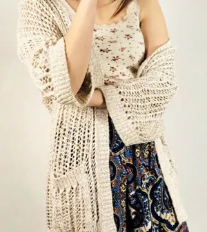 ✨2xHP✨Free People Open Knit Open Oversized Cardigan✨ thumbnail 1