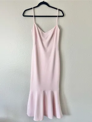 Katie May Los Angeles Blush Pink Twirl Dress Size Small thumbnail 3