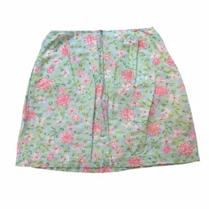 Lilly Pulitzer Vintage Green Floral Skirt thumbnail 2