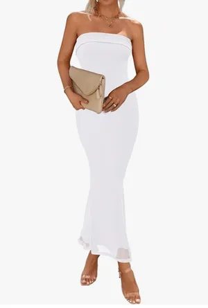 Amazon White Cocktail Dress thumbnail 2