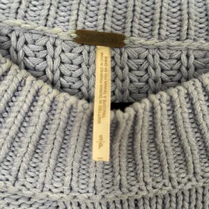 Free People Bell Song Pullover Sweater in Vintage Light Blue Small S‎ thumbnail 4