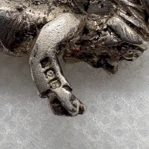Vintage Sterling Silver 925 Gnome Dwarf Fantasy Charm Pendant thumbnail 5
