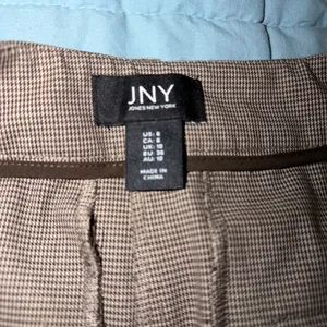 Jones New York Brown checkered pants thumbnail 6