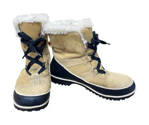 Sorel Womens Carnival Winter Boots Faux Fur Lined Size 8.5 SKU 9286 thumbnail 1