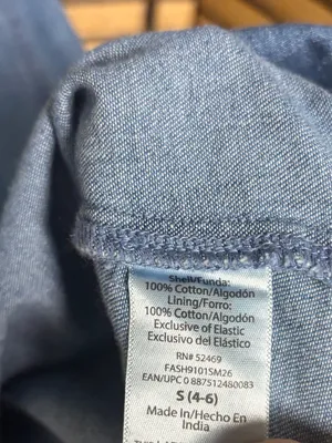 Free Assembly Denim Dress Size Small thumbnail 6