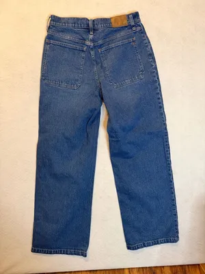 Madewell The Perfect Vintage Wide-Leg Patch Pocket Jeans in Edgerly Wash size 28 thumbnail 2