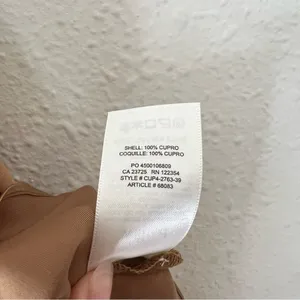 Aritzia Wilfred Brown Satin Cami Tank Top Size XS V Neck thumbnail 6