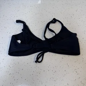 Old Navy Womens Black Cinched Front Tie Bikini Top Adjustable Straps Size‎ Small thumbnail 6