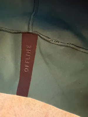 Aerie offline real luxe street teal 7/8 legging thumbnail 3