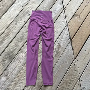 Lululemon Women's Align High-Rise Pocket Leggings Purple Mystic Size 2 thumbnail 2