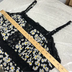 Torrid size 3 babydoll spaghetti strap tank Daisy lace FLAWED thumbnail 8