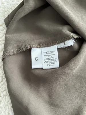 Loft Button Down Roll Tab Sleeve Shirt Blouse Front Pocket Olive Green Size S thumbnail 5