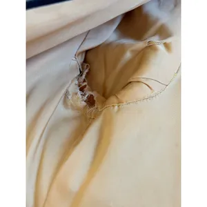 VTG 60s Yellow Wool Maxi Trench Coat Giralda Room 8/10 Quiet Luxury Clean Girl thumbnail 6
