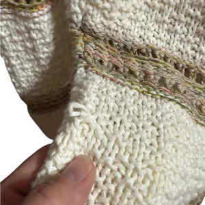 Eddie Bauer Open Chunky‎ Knit Sweater Boho Coastal Chic Pullover Sz L Oversized thumbnail 10