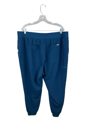 Figs Catarina Scrub Top High Waisted Zamora Jogger Pants Set Size 4XL Deep Reef thumbnail 6