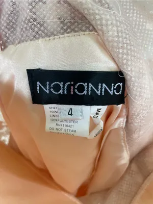 Narianna Pink 3D Floral Semi Formal Sparkle Dress, Size 4 thumbnail 7