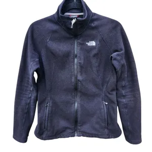 The North Face fleece zip up jacket black Medium fits a‎ Small thumbnail 1