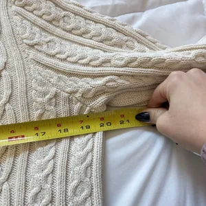 Vintage‎ 90s Y2K Womens Size Large Sweater 1/4 Zip Long Sleeve Coquette Fairy thumbnail 3