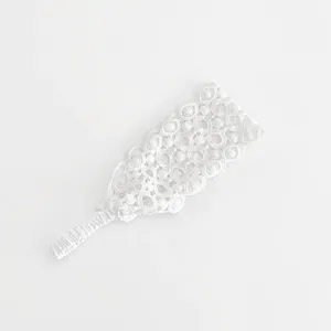 White Crochet Lace Headband thumbnail 3