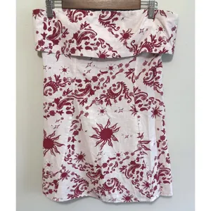 ASOS DESIGN‎ Women's Fold Over Bandeau Mini Dress In Bandana Print Size 8 NWT thumbnail 3