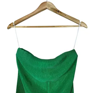 NWT Hello Molly Plisse Strapless Mini Dress Green Party Cocktail Night Out Sz 6 thumbnail 2