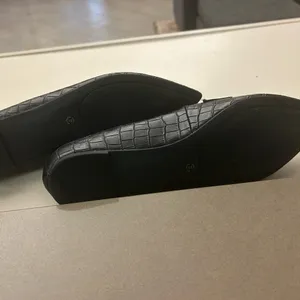 Loafers Elegant Black Croc-Embossed a.n.a. A new approach8 1/2 M like new thumbnail 4