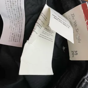 Abercrombie Fitch 90s Straight Ultra High Rise Distressed Black Jeans 35 20 new thumbnail 12