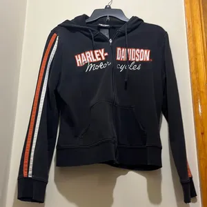 HARLEY DAVIDSON Women’s Size L Zip Up Sweatshirt thumbnail 1