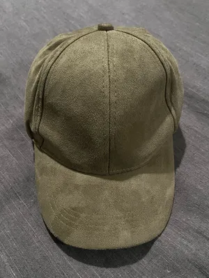 Olive Faux Suede Baseball Cap thumbnail 1