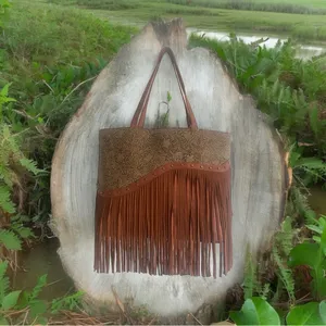 Catchfly Studio Trenditions‎ Western Style Asymmetrical Tooled Yoke Tote Bag thumbnail 16