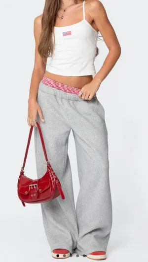Edikted Sweatpants Wide-Leg thumbnail 1