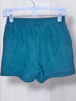 PACSUN x LAND ROVER Vintage Style Teal Graphic Sweat Shorts thumbnail 4