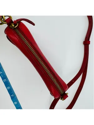 Madewell Red Italian Leather Crossbody Carabiner Bag thumbnail 6