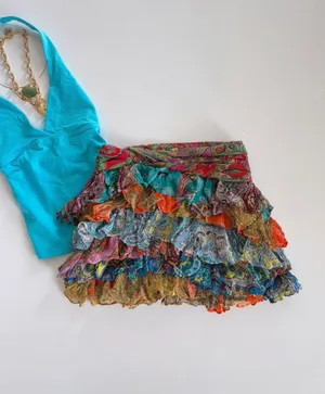 Zara Rufle mini skirt  thumbnail 4