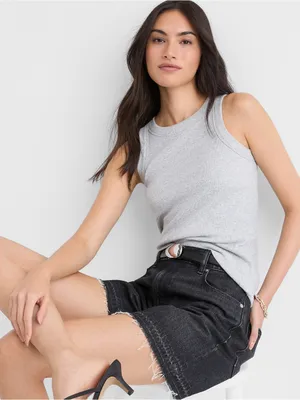 LOFT Perfect Tank Medium Grey Heather Size Extra Small NWT thumbnail 1