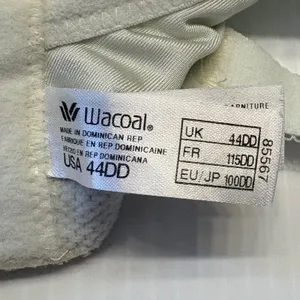 Wacoal 85567 Awareness Full Figure Seamless Underwire Bra 44DD Ivory Floral Lace thumbnail 6