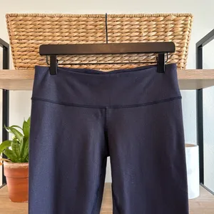 Lululemon Mid-Rise Navy Blue Twill Stretch Knit Legging, 8 thumbnail 2