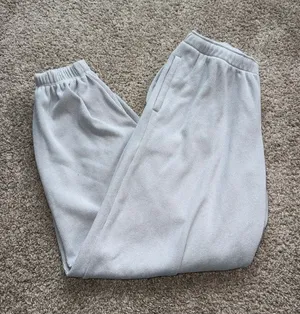 Hollister - Gilly Hicks Cozy Waffle Baggy Joggers - Light Heather Gray, Medium L thumbnail 1