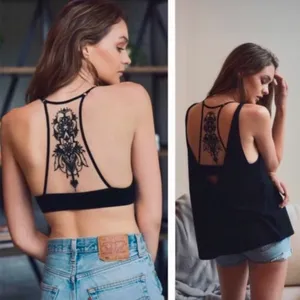Tattoo Mesh Bralette Size XS thumbnail 2