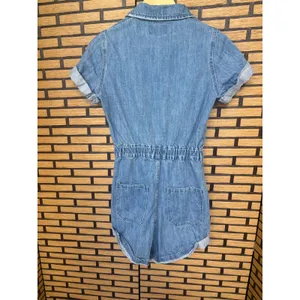 Show Me‎ Your Mumu Cannon Denim Romper Size XS thumbnail 2