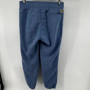 Carhartt Jogger Relaxed Fit Fleece Pants Logo High Rise Skystone Blue Small thumbnail 6